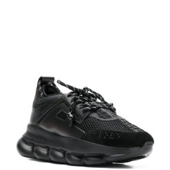 High-quality replica sneakers featuring the stylish Chain Reaction design, showcasing a unique color pattern and modern silhouette, perfect for sneaker enthusiasts looking for fashionable shoes.