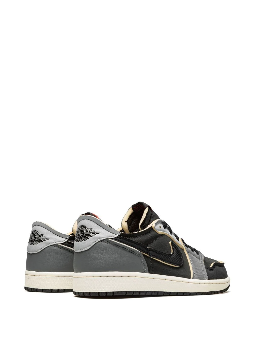 Alt Text: "High-quality replica sneakers featuring the Nike Air Jordan 1 Low OG EX model, showcasing a stylish design with premium materials and iconic branding."