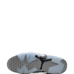 High-quality replica sneakers featuring Nike Air Jordan 6 Georgetown design, showcasing a classic colorway of navy blue and gray with stylish lace-up detail, perfect for sneaker enthusiasts and collectors.