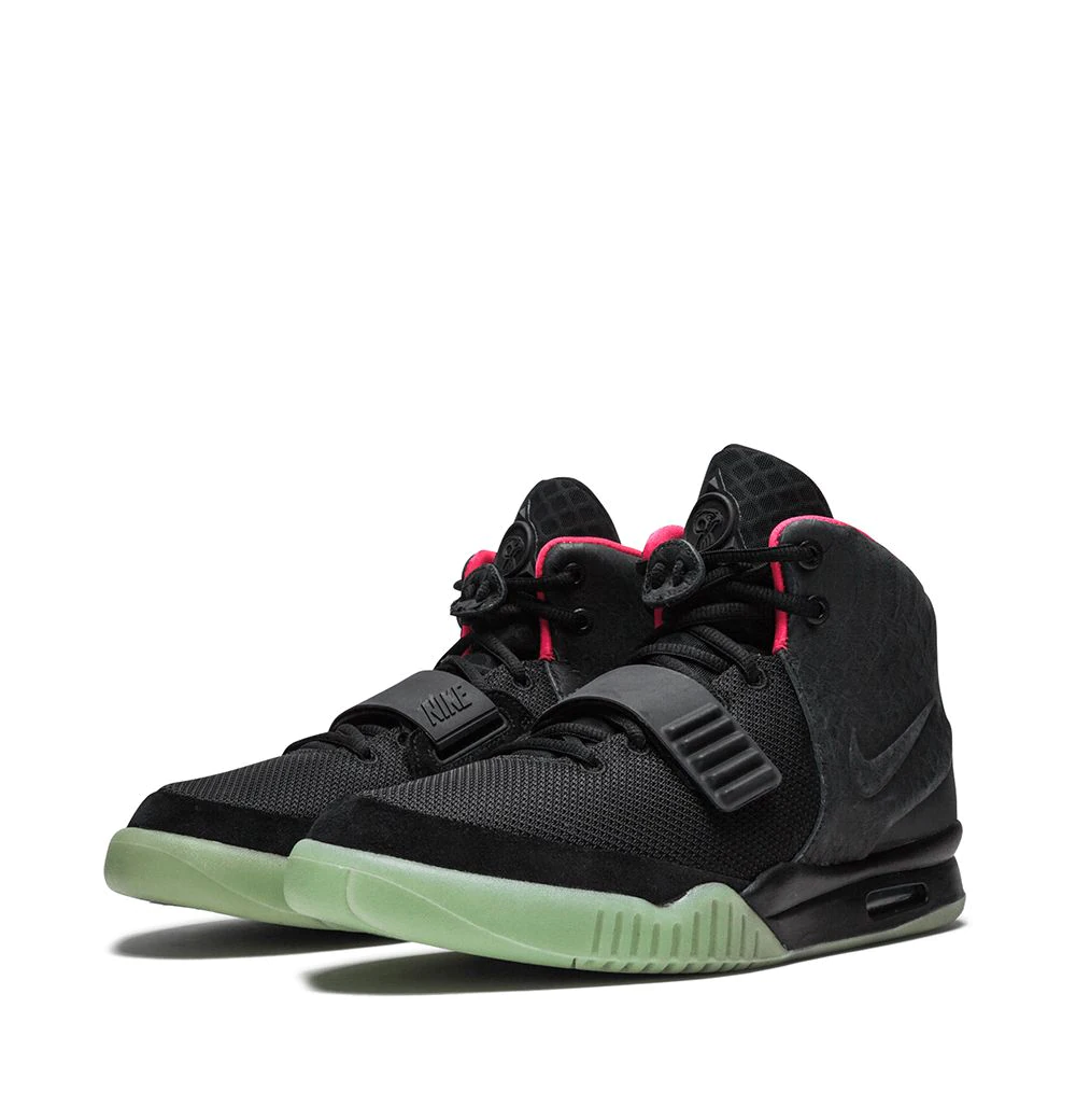 High-quality replica sneakers featuring the Nike Air Yeezy 2 NRG design, showcasing a unique blend of luxury and performance in stylish footwear with a striking colorway and distinctive detailing.