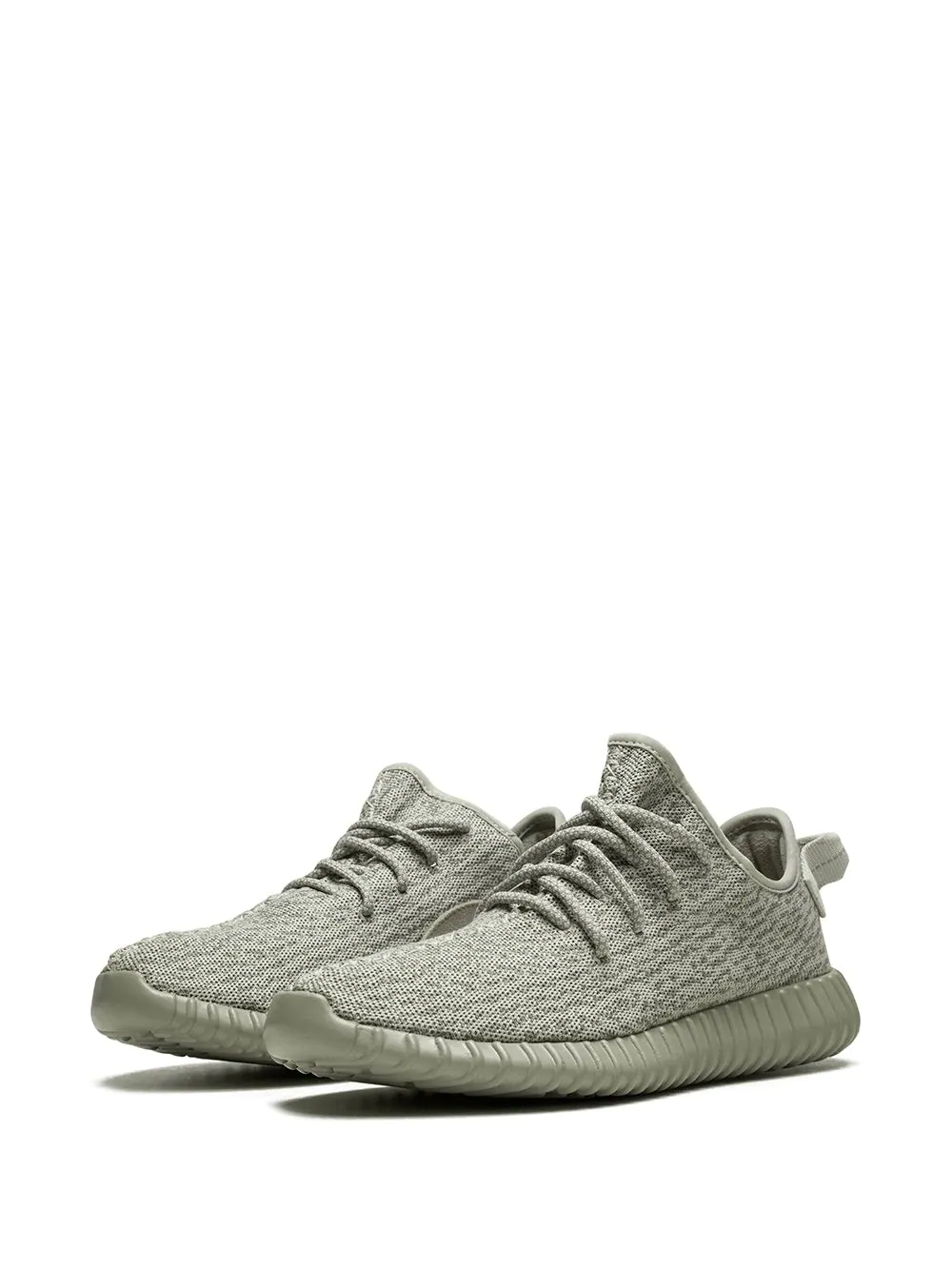 High-quality replica sneakers featuring the Adidas Yeezy Boost 350 Moonrock design, showcasing a muted gray colorway with signature textured knit upper and cushioned sole, perfect for stylish footwear enthusiasts.
