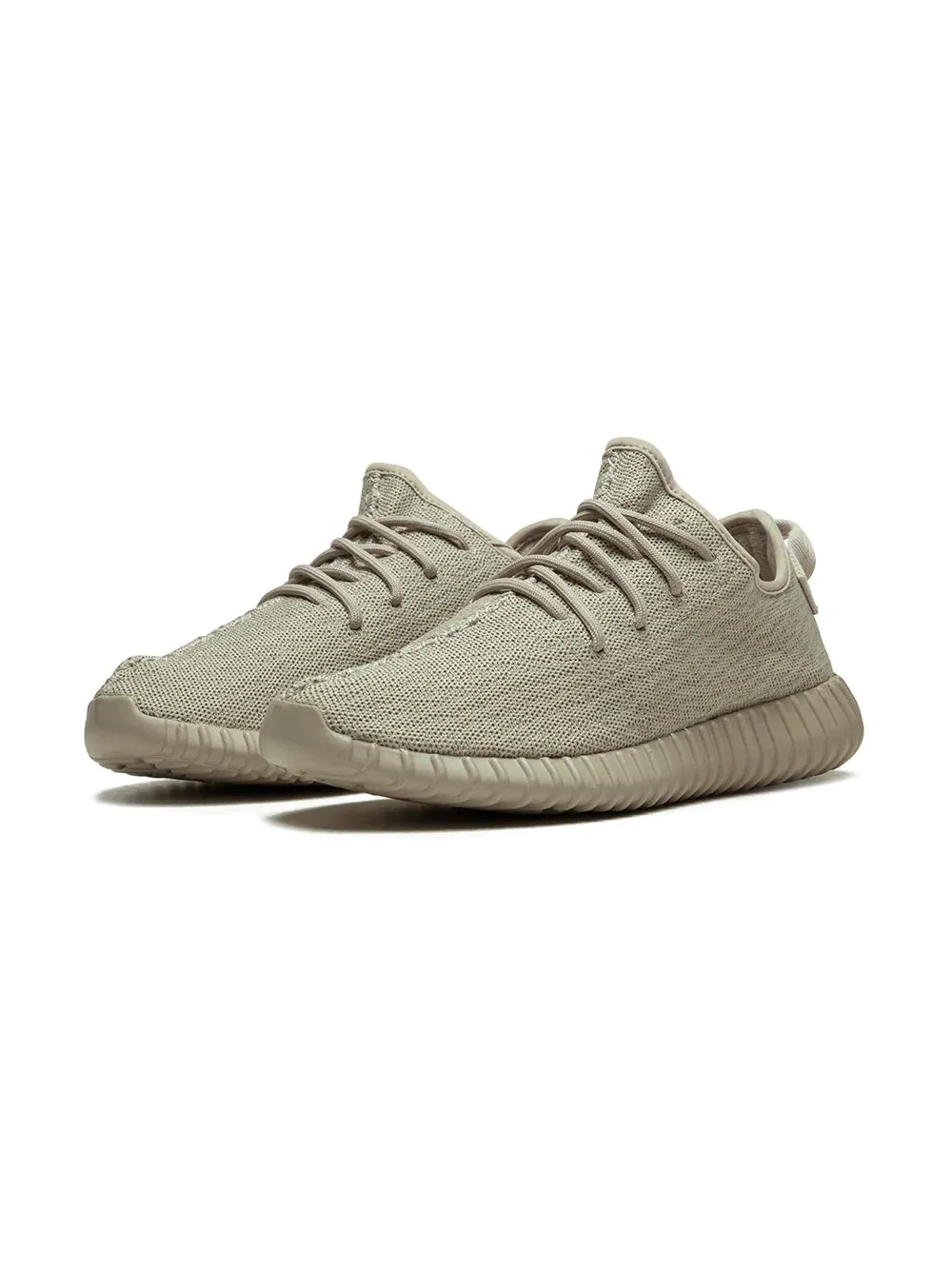 High-quality replica sneakers featuring the Adidas Yeezy Boost 350 in Oxford Tan colorway, showcasing a stylish and minimalist design with a woven upper and signature Boost sole for comfort.