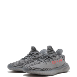 Adidas Yeezy Boost 350 V2 Beluga replica sneakers showcasing a sleek, stylish design with a grey and orange colorway, perfect for sneaker enthusiasts looking for high-quality shoes.