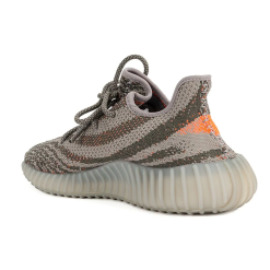Adidas Yeezy Boost 350 V2 Beluga Sneakers, high-quality replica shoes featuring a stylish gray and orange design, perfect for sneaker enthusiasts.