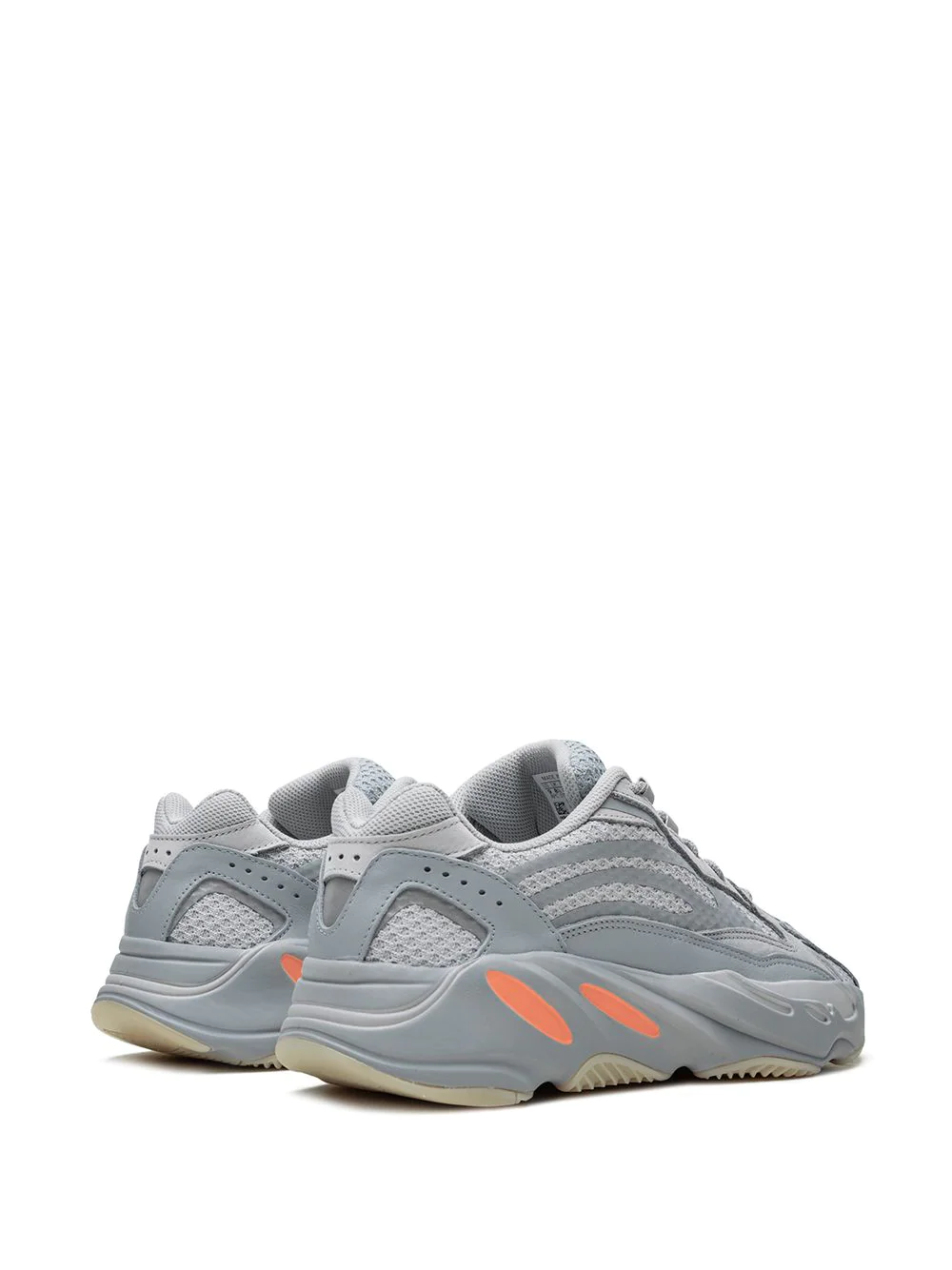 Adidas Yeezy Boost 700 V2 Inertia replica sneakers featuring a sleek gray upper with subtle blue accents, trendy chunky sole, and signature Adidas branding, perfect for sneaker enthusiasts seeking stylish, high-quality shoes.