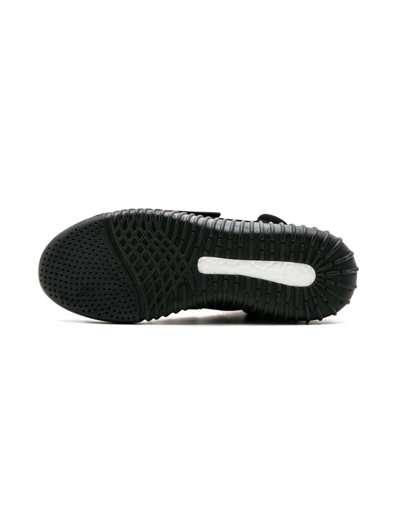 Adidas Yeezy 750 Boost Triple Black Sneakers - High-quality replica sneakers featuring a sleek all-black design, premium suede upper, and unique mid-cut silhouette, perfect for sneaker enthusiasts looking for stylish and affordable shoes.