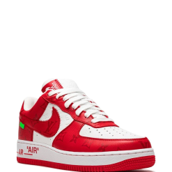 High-quality replica Nike X Louis Vuitton Air Force 1 sneakers featuring a stylish design, premium materials, and the iconic Louis Vuitton monogram accents. Perfect for sneaker enthusiasts seeking fashionable shoes with a luxury touch.