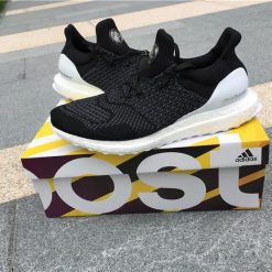 Adidas UB Black White replica sneakers showcasing a sleek design with black and white color contrast, perfect for stylish casual wear.