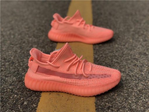 Adidas Yeezy Boost 350 V2 Pink GID replica sneakers showcasing a stylish and vibrant pink design with a sleek, comfortable silhouette, perfect for sneaker enthusiasts seeking high-quality options.