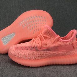 Adidas Yeezy Boost 350 V2 Pink GID replica sneakers featuring a vibrant pink colorway, iconic design elements, and high-quality craftsmanship perfect for sneaker enthusiasts.