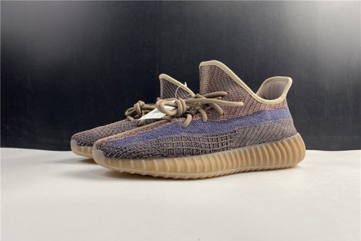 High-quality replica sneakers featuring the Adidas Yeezy Boost 350 V2 Fade model, showcasing a vibrant gradient color scheme and a sleek design.