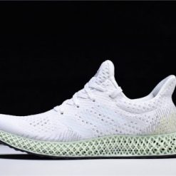 Adidas Futurecraft 4D White Ash Green replica sneakers showcasing a modern design with a unique 3D-printed midsole and breathable upper for comfortable wear.