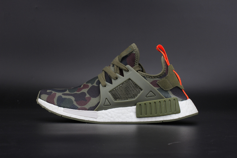 Adidas NMD XR1 Olive Duck Camo replica sneakers featuring a distinctive camouflage design, comfortable fit, and premium craftsmanship for sneaker enthusiasts.