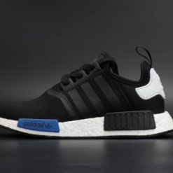 Adidas NMD R1 Core Black Mesh Tokyo replica sneakers featuring a sleek black mesh upper and iconic design elements, perfect for fashion-forward individuals seeking high-quality sneaker alternatives.