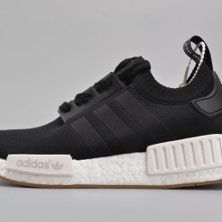 Adidas NMD R1 Gum Pack Black BY1887 high-quality replica sneakers featuring a sleek black upper, contrasting gum sole, and signature NMD cushioning for a stylish and comfortable fit.