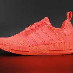 Adidas NMD R1 Triple Solar Red S31507 high-quality replica sneakers showcasing a vibrant red upper, cushioned sole, and sleek design elements perfect for urban style.