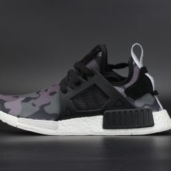 Adidas NMD XR1 Black Duck Camo replica sneakers showcasing a stylish design with a unique camouflage pattern, perfect for sneaker enthusiasts and collectors.
