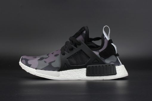 Adidas NMD XR1 Black Duck Camo replica sneakers showcasing a stylish camouflage design with a sleek silhouette, perfect for sneaker enthusiasts seeking high-quality footwear.