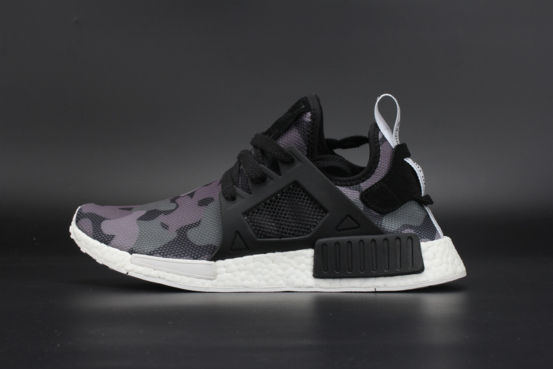 Adidas NMD XR1 Black Duck Camo replica sneakers showcasing a stylish design with a unique camouflage pattern, perfect for sneaker enthusiasts and collectors.
