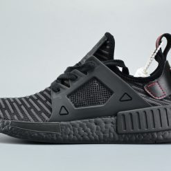 Adidas NMD XR1 Primeknit Triple Black BA7214 high-quality replica sneakers showcasing a sleek all-black design with a comfortable Primeknit upper, perfect for sneaker enthusiasts seeking stylish and durable footwear.