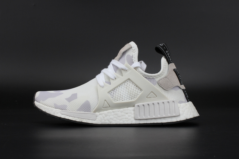 Adidas NMD XR1 White Duck Camo replica sneakers featuring a stylish camo pattern and premium materials for a high-quality look and feel.