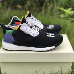 Adidas Originals Hu NMD Trail 30 Black Purple replica sneakers featuring a stylish black and purple design, perfect for sneaker enthusiasts seeking high-quality replicas.