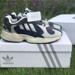 High-quality replica Adidas Originals Yung-1 Dark Blue Gray sneakers featuring premium materials and accurate design details, perfect for sneaker enthusiasts seeking stylish and affordable footwear.