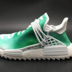 Adidas Pharrell X NMD HU China Pack Youth replica sneakers featuring a vibrant colorway and unique design elements, perfect for stylish young sneaker enthusiasts.