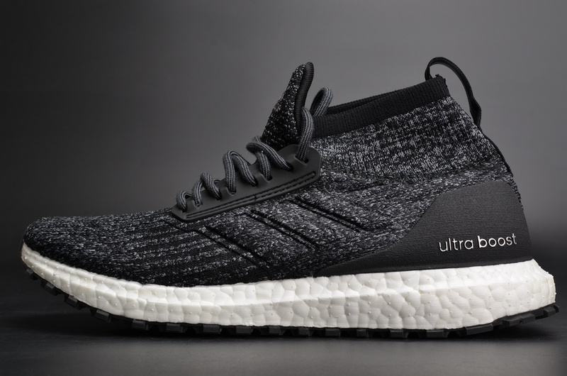 Adidas Ultra Boost ATR Mid Oreo S82036 replica sneakers featuring a stylish black and white patterned upper, designed for comfort and performance, ideal for sneaker enthusiasts looking for high-quality alternatives.