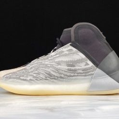 Adidas YZY QNTM Yeezy Quantum Q46473 high-quality replica sneakers featuring a sleek design with a black, grey, and white color palette, ideal for sneaker enthusiasts looking for stylish alternatives.