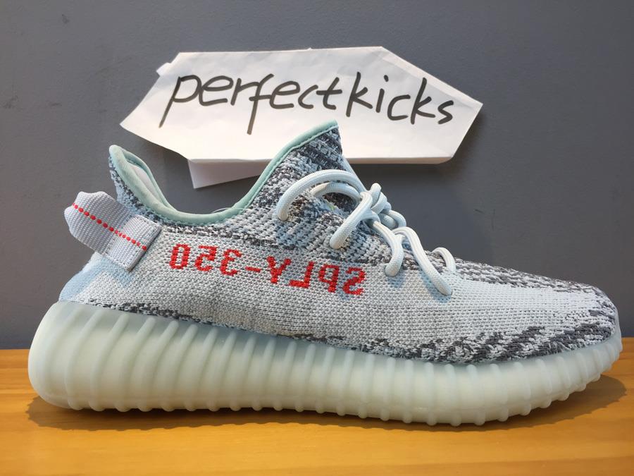 Adidas Yeezy Boost 350 V2 Blue Tint high-quality replica sneakers showcasing the stylish design and distinctive colorway perfect for sneaker enthusiasts.