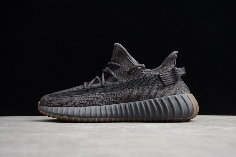 Adidas Yeezy Boost 350 V2 Cinder Non Reflective replica sneakers showcasing a sleek, dark design with a textured upper and signature boost sole, ideal for sneaker enthusiasts and collectors.