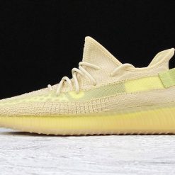 Adidas Yeezy Boost 350 V2 Flax FX9028 replica sneakers featuring a distinctive flax-colored primeknit upper, signature side stripe, and Boost cushioning for ultimate comfort and style.