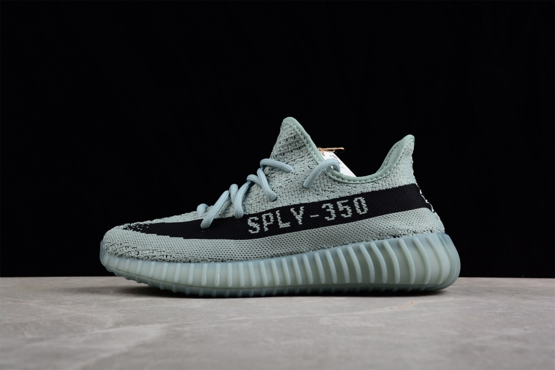 Adidas Yeezy Boost 350 V2 Salt replica sneakers showcasing a sleek design with a light gray upper and iconic stripe details, perfect for sneaker enthusiasts seeking high-quality alternatives.