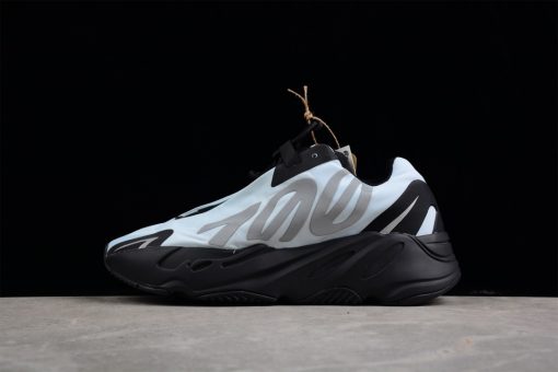 Adidas Yeezy Boost 700 Mnvn Blue Tint replica sneakers featuring a sleek design and vibrant blue hue, perfect for style and comfort enthusiasts.