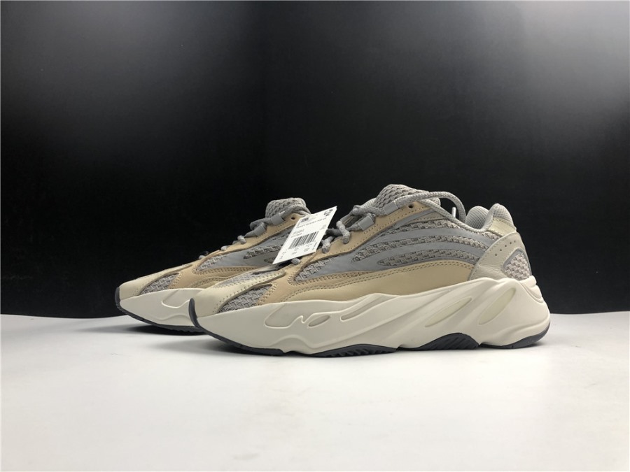 Adidas Yeezy Boost 700 V2 Cream replica sneakers showcasing a stylish cream and white colorway with a sleek design, perfect for sneaker enthusiasts seeking high-quality alternatives.