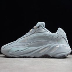 Adidas Yeezy Boost 700 V2 Hospital Blue replica sneakers featuring a stylish blue and grey colorway, premium materials, and a sleek design perfect for casual wear.