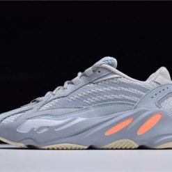 Adidas Yeezy Boost 700 V2 Inertia high-quality replica sneakers featuring a stylish gray and blue colorway, breathable mesh upper, and comfortable Boost cushioning for a fashionable look.