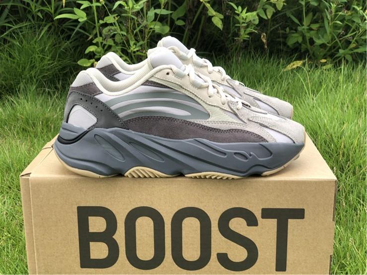 Adidas Yeezy Boost 700 V2 Tephra replica sneakers featuring a sleek gray and brown colorway, comfortable cushioning, and a modern silhouette ideal for sneaker enthusiasts.