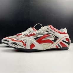 Wholesale Luxury Balenciaga Drive Red White Sneaker - high-quality replica sneakers featuring bold red and white color scheme, sleek design, and premium craftsmanship perfect for stylish and trendy footwear lovers.