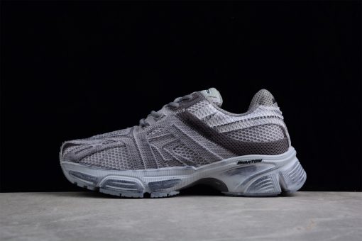 High-quality replica sneakers featuring the Wholesale Luxury Balenciaga Phantom Grey Sneaker model, showcasing a stylish design with a grey colorway and modern detailing.