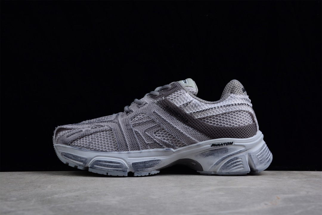 Balenciaga Phantom Grey Sneaker, high-quality replica sneakers featuring a stylish grey mesh design and distinctive chunky sole for a fashionable urban look.