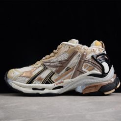 Balenciaga Runner Beige Sneaker replica sneakers showcasing a stylish design with a neutral color palette, perfect for fashion-forward enthusiasts seeking high-quality alternatives.