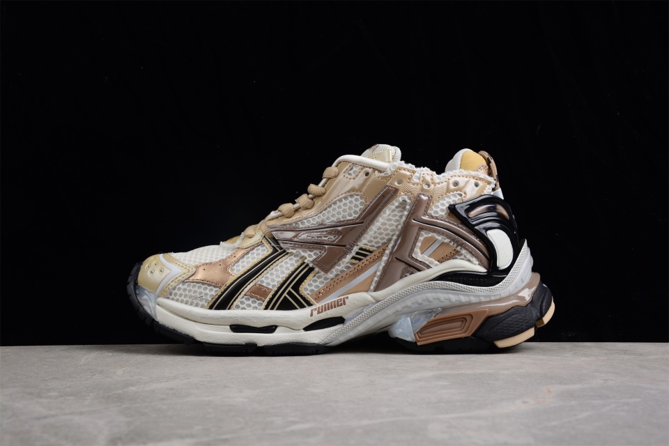 Balenciaga Runner Beige Sneaker replica sneakers showcasing a stylish design with a neutral color palette, perfect for fashion-forward enthusiasts seeking high-quality alternatives.