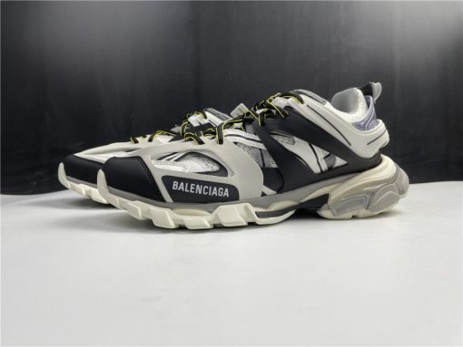 Balenciaga Track Black White Yellow Sneaker replica sneakers featuring a stylish design and premium materials, perfect for sneaker enthusiasts seeking high-quality alternatives.