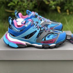 Balenciaga Track Blue Purple Sneaker - high-quality replica sneakers featuring a bold blue and purple design, designed for style and comfort.