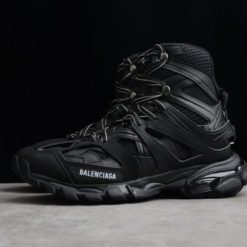 Balenciaga Track Hike Black Sneaker replica sneakers featuring a sleek black design, durable materials, and a modern aesthetic for stylish comfort and performance.