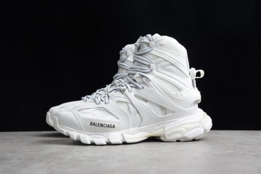 Wholesale Luxury Balenciaga Track Hike White Sneaker, high-quality replica sneakers featuring a sleek design, lightweight construction, and stylish details perfect for casual and athletic wear.