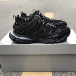 Balenciaga Track LED Black Sneaker high-quality replica sneakers featuring a sleek black design, innovative LED elements, and a comfortable fit, perfect for street style enthusiasts.