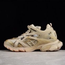 Balenciaga Track 2 Beige Sneaker, high-quality replica sneakers featuring a trendy design and comfortable fit, perfect for fashion enthusiasts.